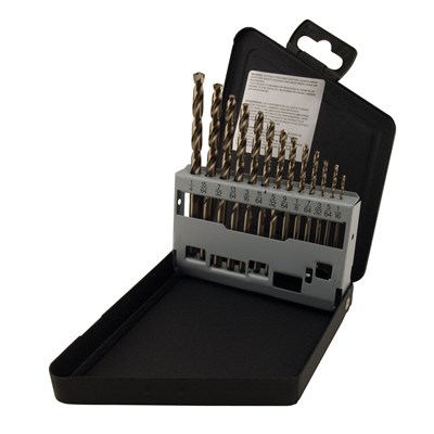 CLE-LINE 1/16"-1/4" HS JOBBER DRILL SET