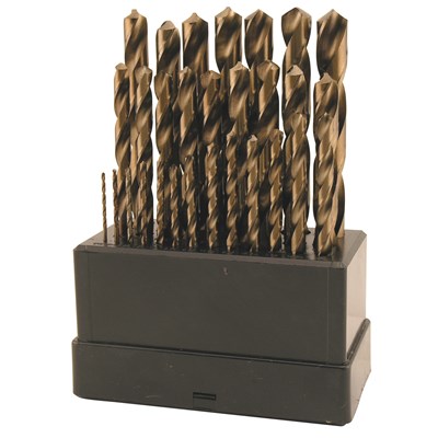 KBC 1/16"-1/2" COBALT JOBBER DRILL SET