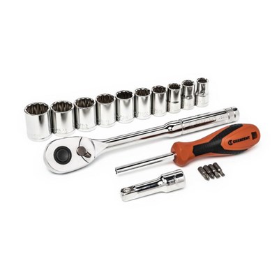 CRESCENT 17PC SOCKET WRENCH SET