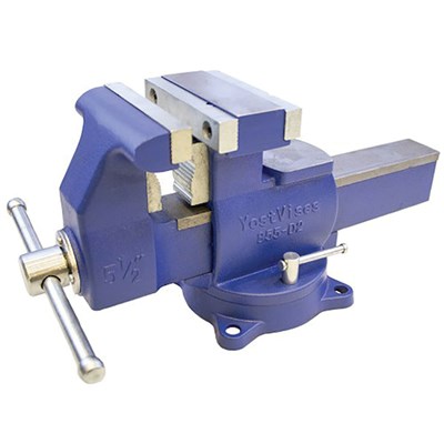 YOST 6.1/2 REV COMBO VISE W/SWIVEL BASE