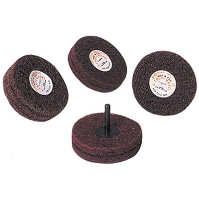 SA 4IN. MED 3 PLY BUFF&BLEND WHEEL 1/4SH