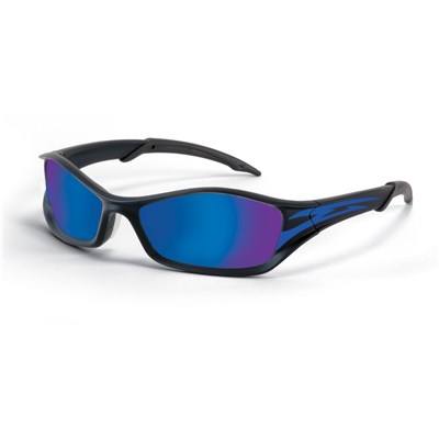 TB1 ONXY/BLUE MIR LENS TRIBAL SFTY GLASS