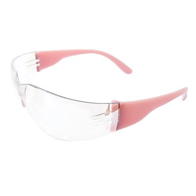 LUCY PINK ANTI-FOG SFTY GLASSES CLEAR