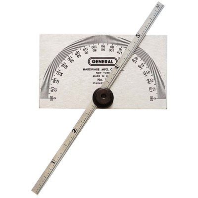 GENERAL DEPTH GAGE PROTRACTOR