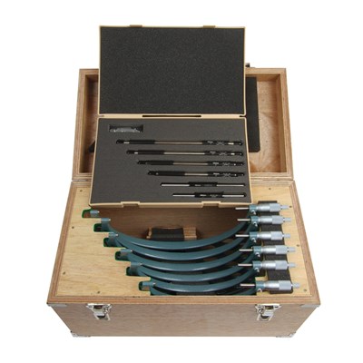 MTI 6-12 .0001 O/S MICROMETER SET W/STDS