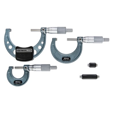 MTI 0-75MM OUTSIDE MICROMETER SET