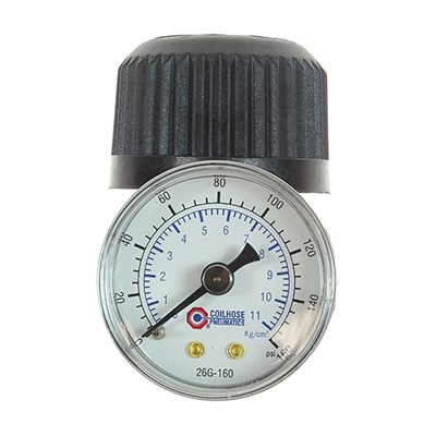 COILHOSE ECONOMY REGULATOR W/GAUGE