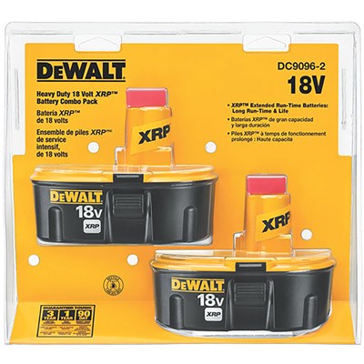 DEWALT 18V BATTERY COMBO PACK