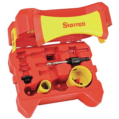 STARRETT 4 PC LOCKSMITH HOLE SAW KIT