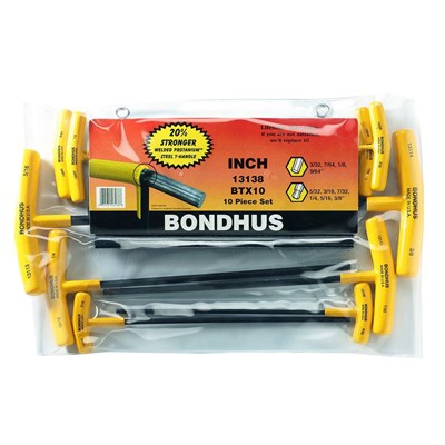 BTX-10 BONDHUS BALL DRIVER T-WRENCH SET