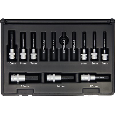 BONDHUS 6PC HEX PROHOLD SOCKET BIT SET