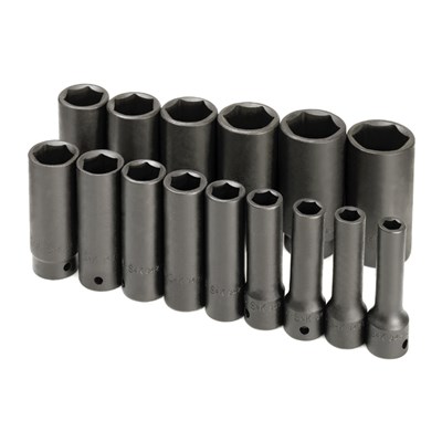 SK 15PC 1/2DR MET. D/W IMPACT SOCKET SET