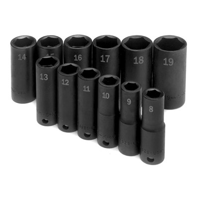 SK 8PC 3/8DR MET. D/W IMPACT SOCKET SET