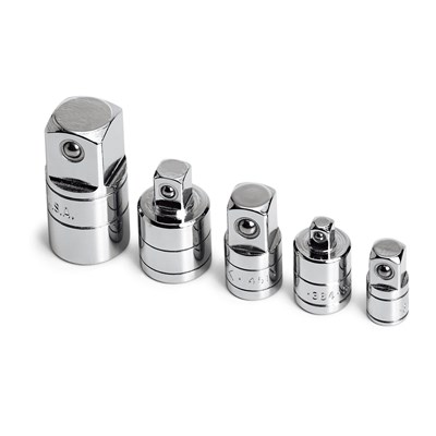 SK 5PC 3/8 SET INDIV. CHROME ADAPTERS