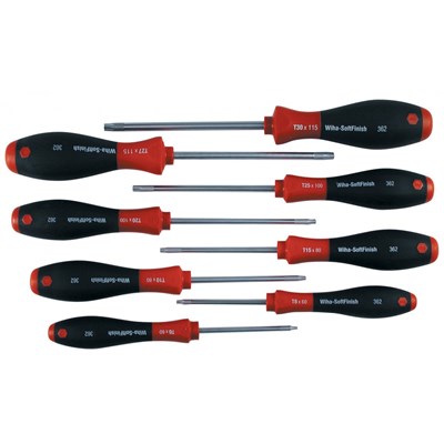 WIHA 8PC TORX SOFTFINISH SCREWDRIVER SET