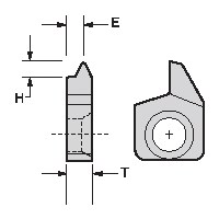 BNVR-60 GP4 TOOL-FLO THREADING INSERT