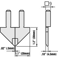 MTI STANDARD INTERCHANGEABLE JAW SET