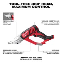 MILWAUKEE M18 18 GAUGE DOUBLE CUT SHEAR