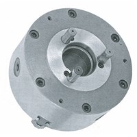 BISON 8IN D1-4 3JAW LATHE CHUCK 2PC JAWS